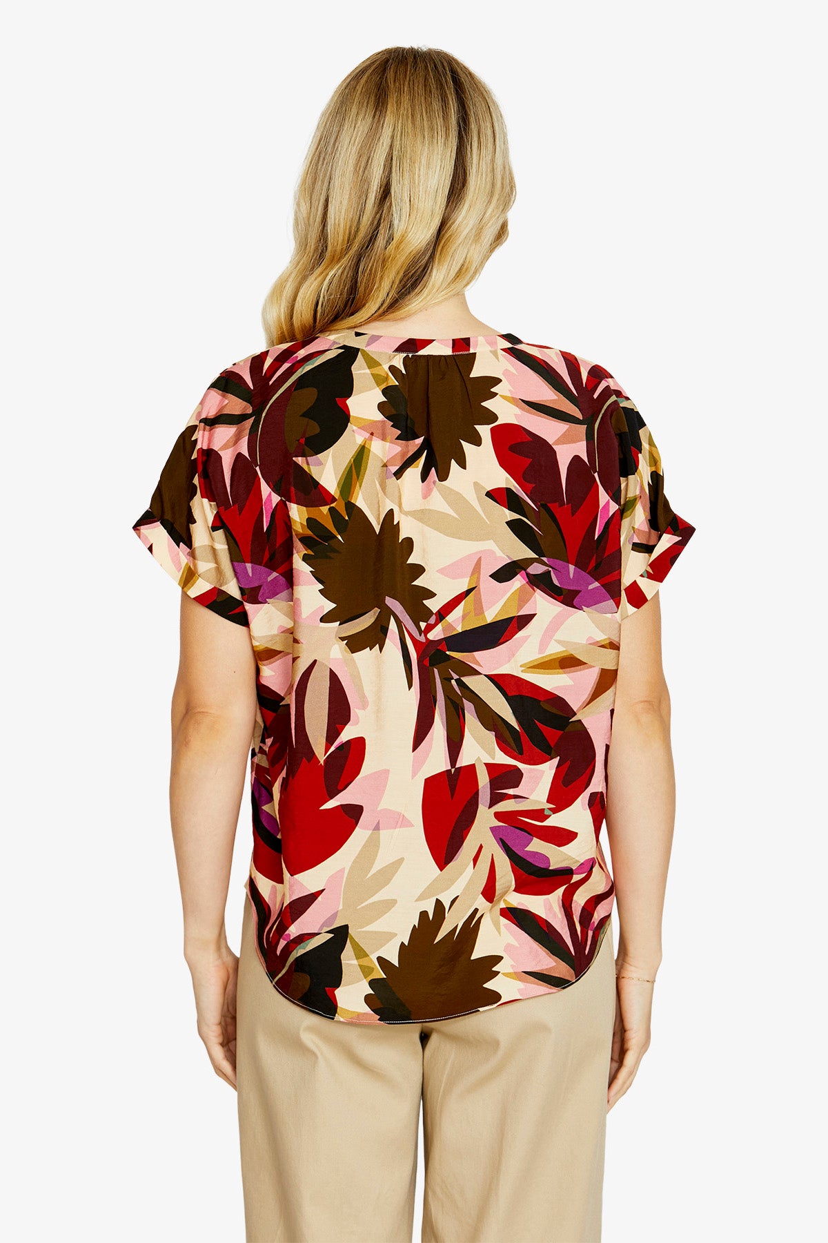 Mariana V-Nk S/Slv Blouse