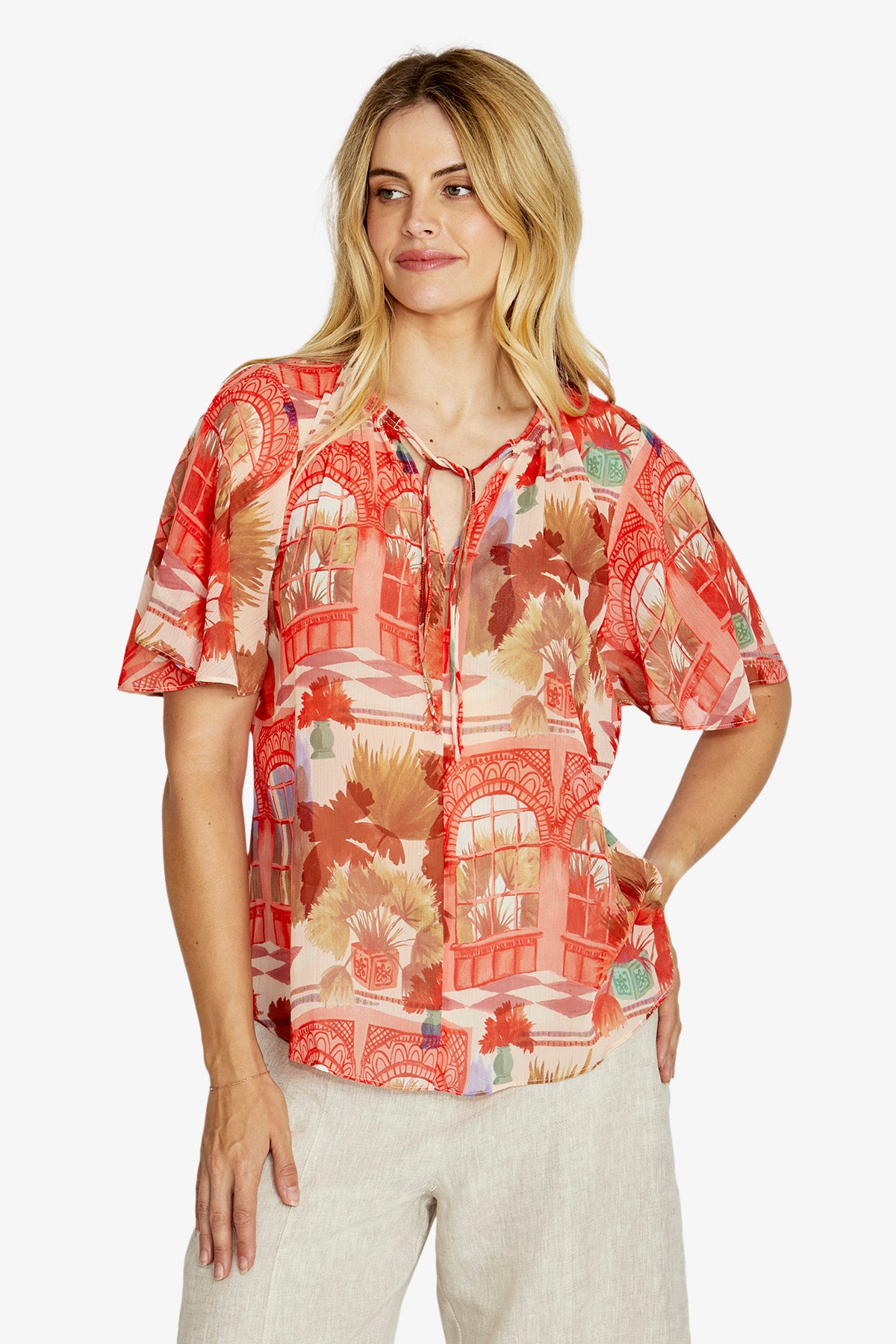 Sophia Bell Sleeve Blouse