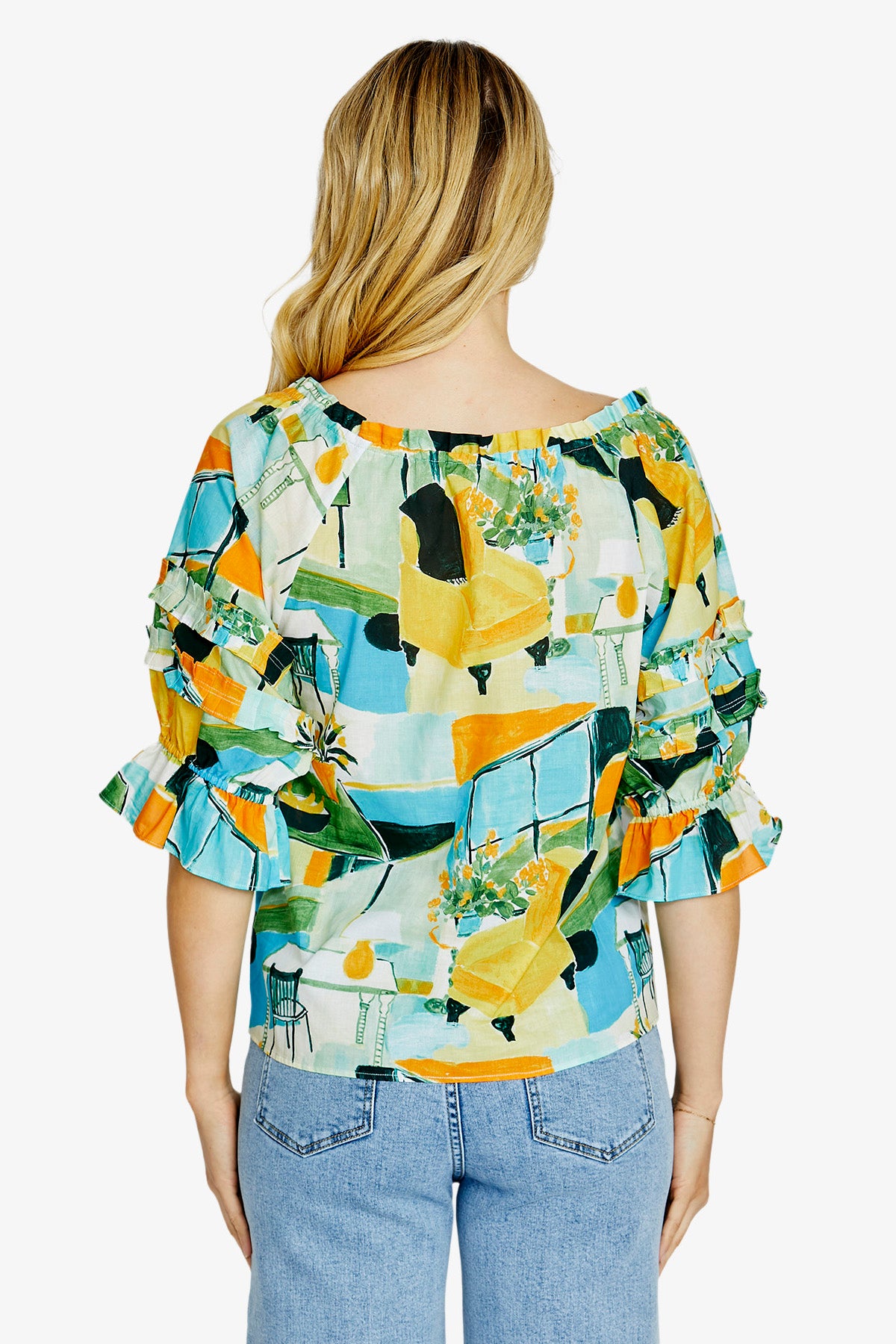Alessia Peasant Top