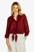 Lilla Tie Front Shirt