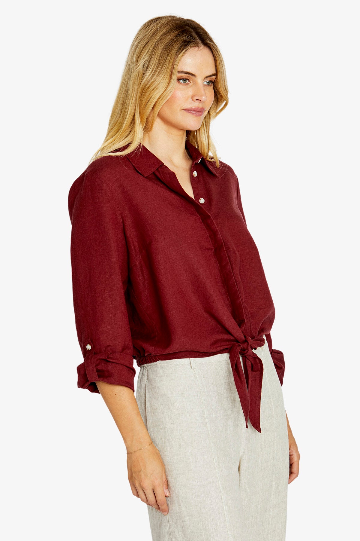 Lilla Tie Front Shirt
