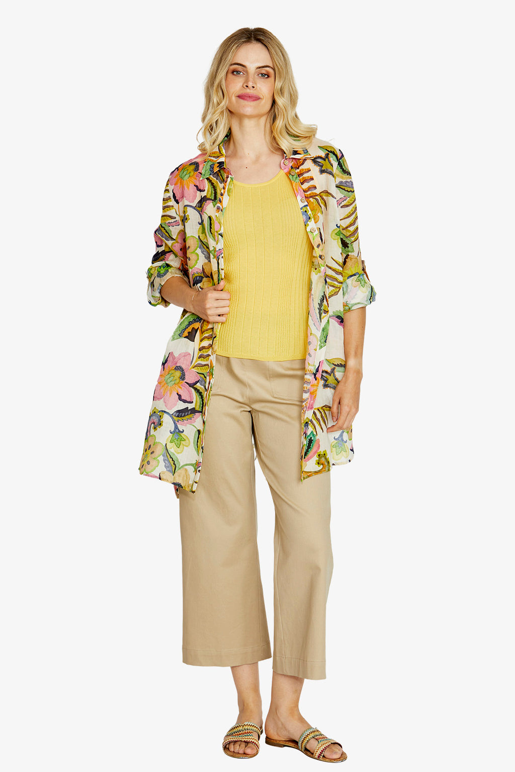 Angela L/Slv Tunic Shirt
