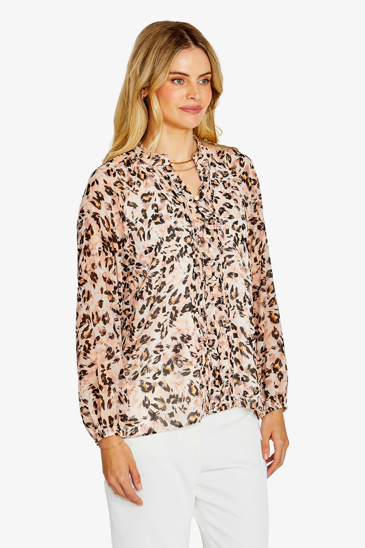 Jaguar Prt L/Slv Blouse