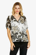 Eden Bubble Slv Top