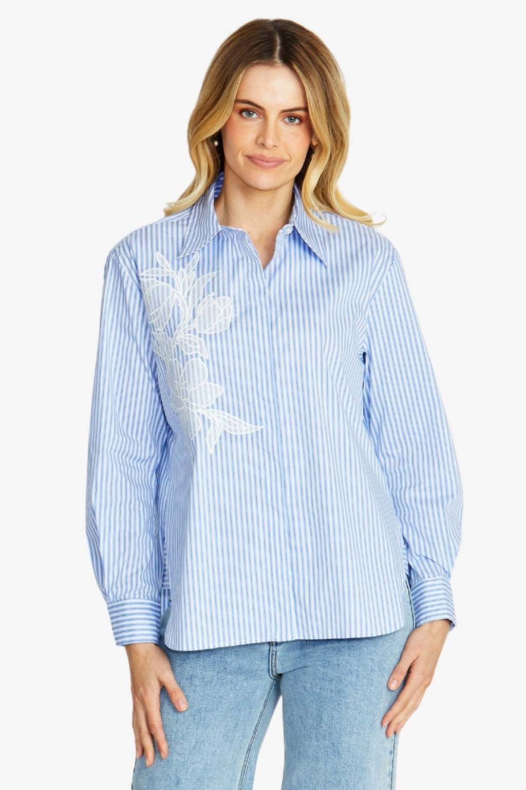 Stella Blue Stripe Shirt