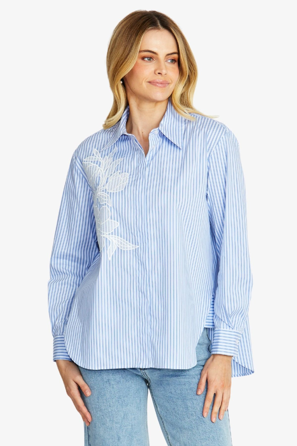 Stella Blue Stripe Shirt