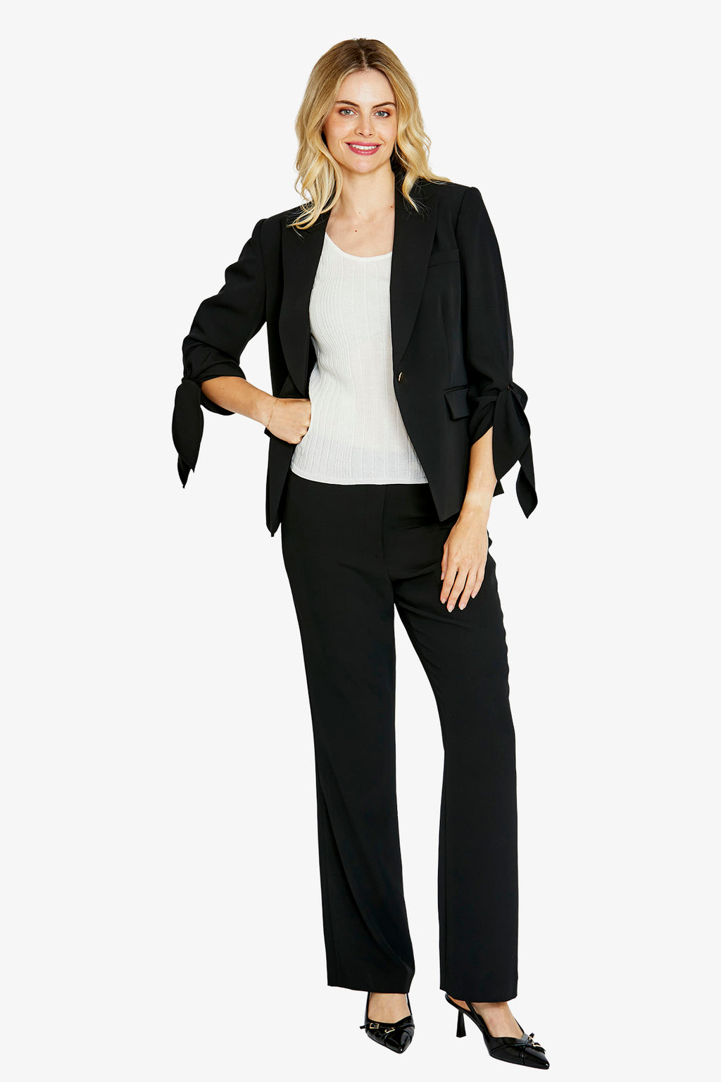 Manhattan Tie Slv Blazer