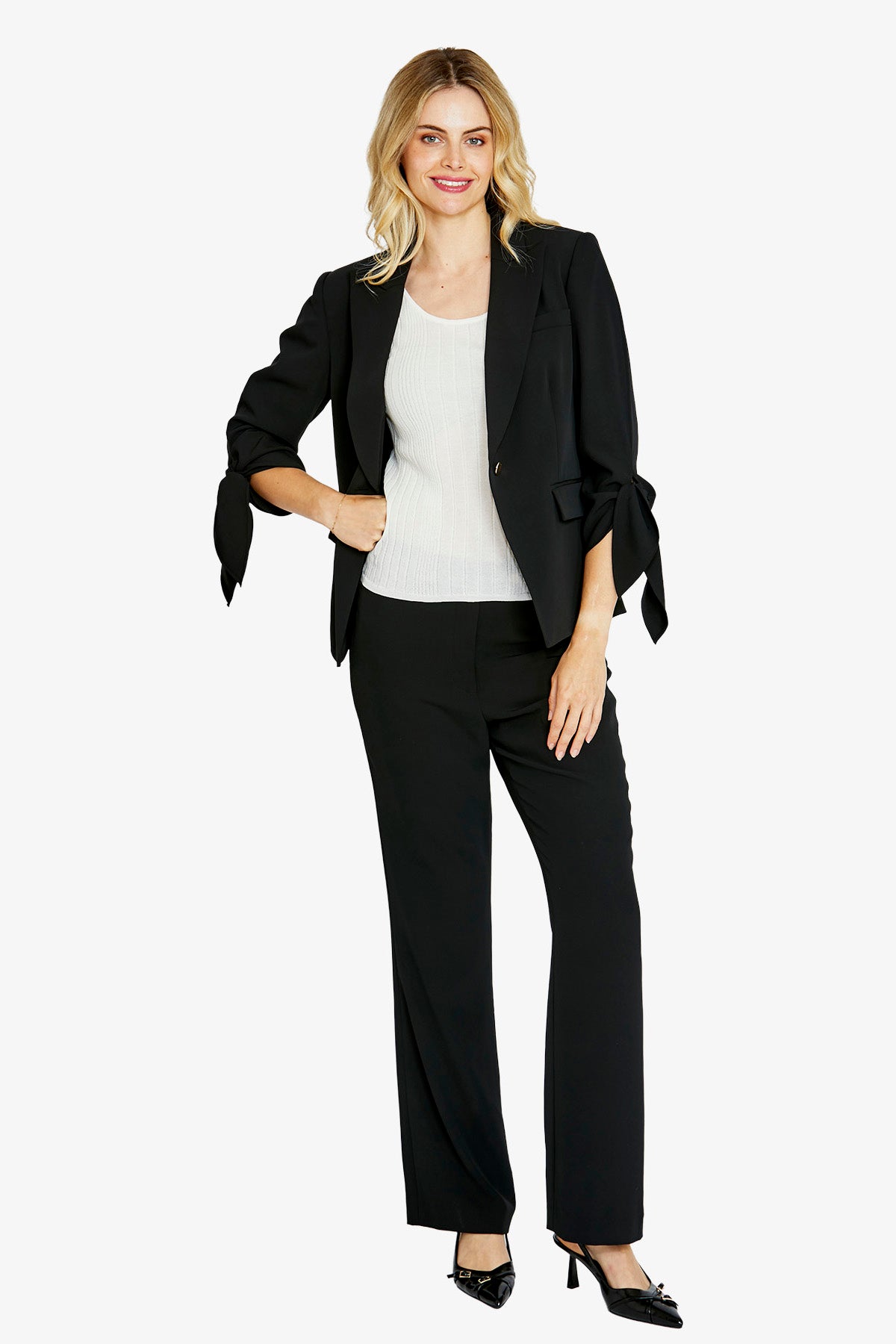 Manhattan Tie Slv Blazer