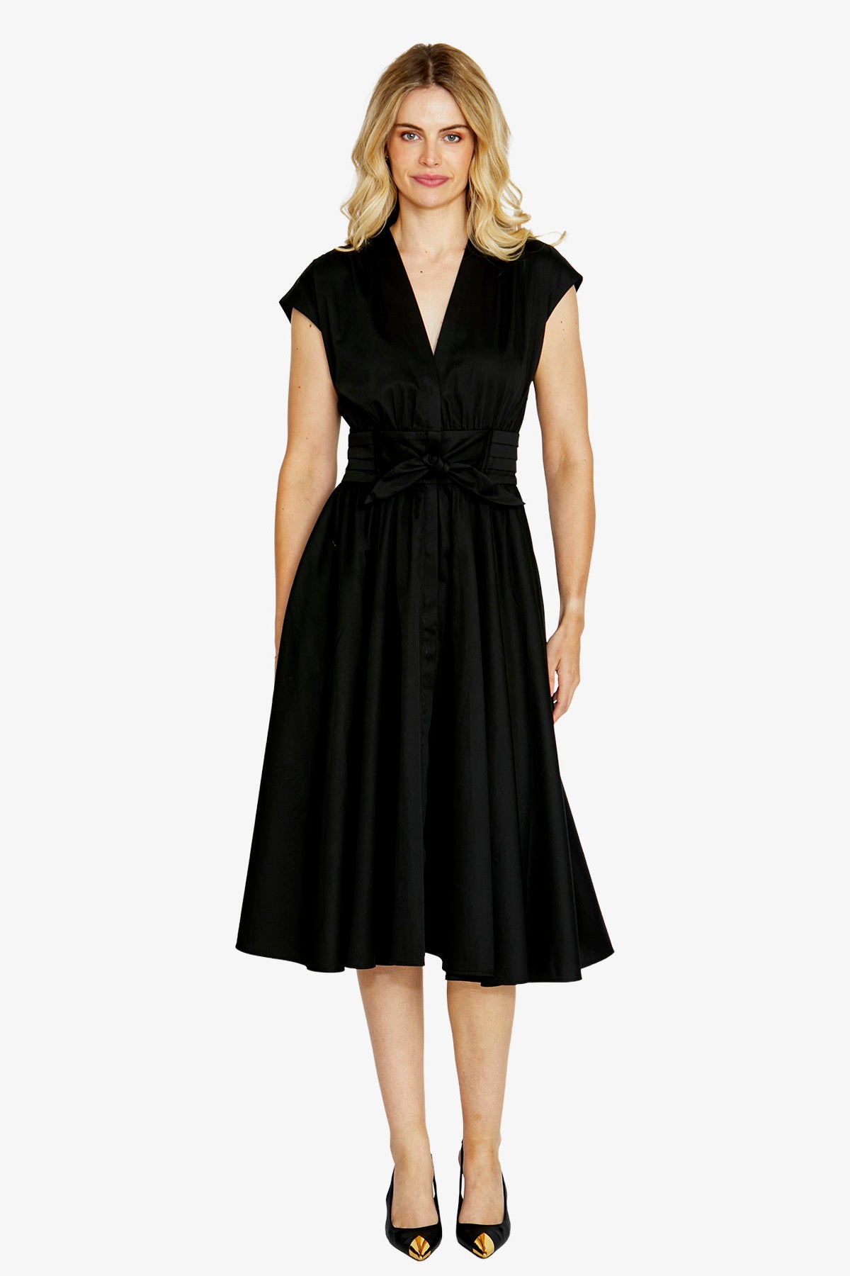 Esme Tie Front Maxi Dress