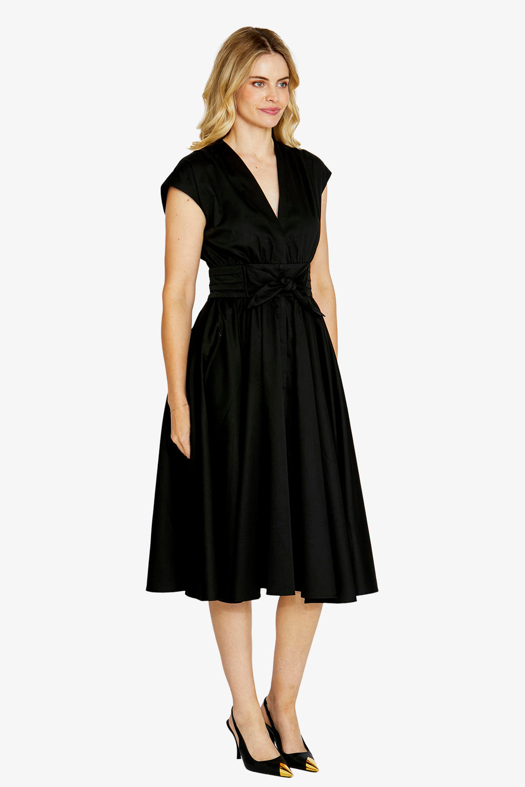 Esme Tie Front Maxi Dress