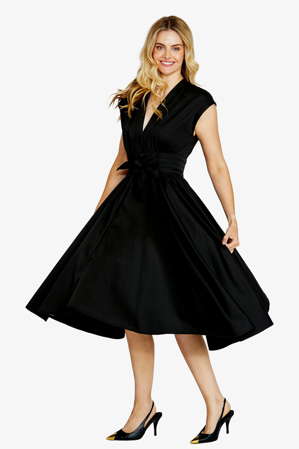 Esme Tie Front Maxi Dress