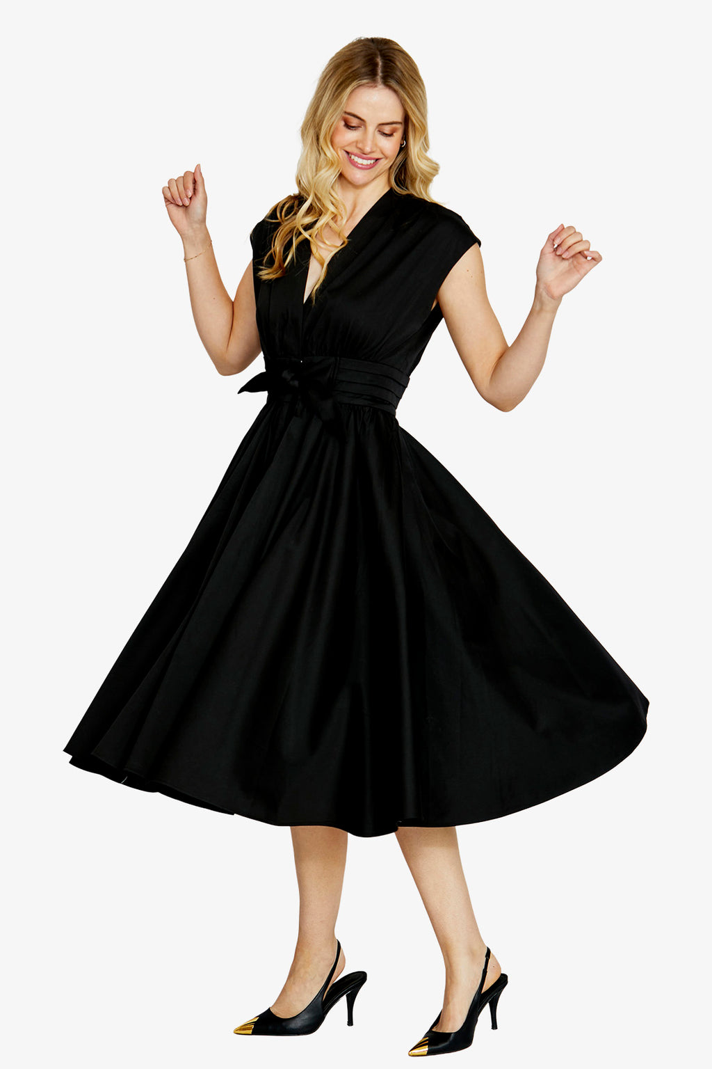 Esme Tie Front Maxi Dress