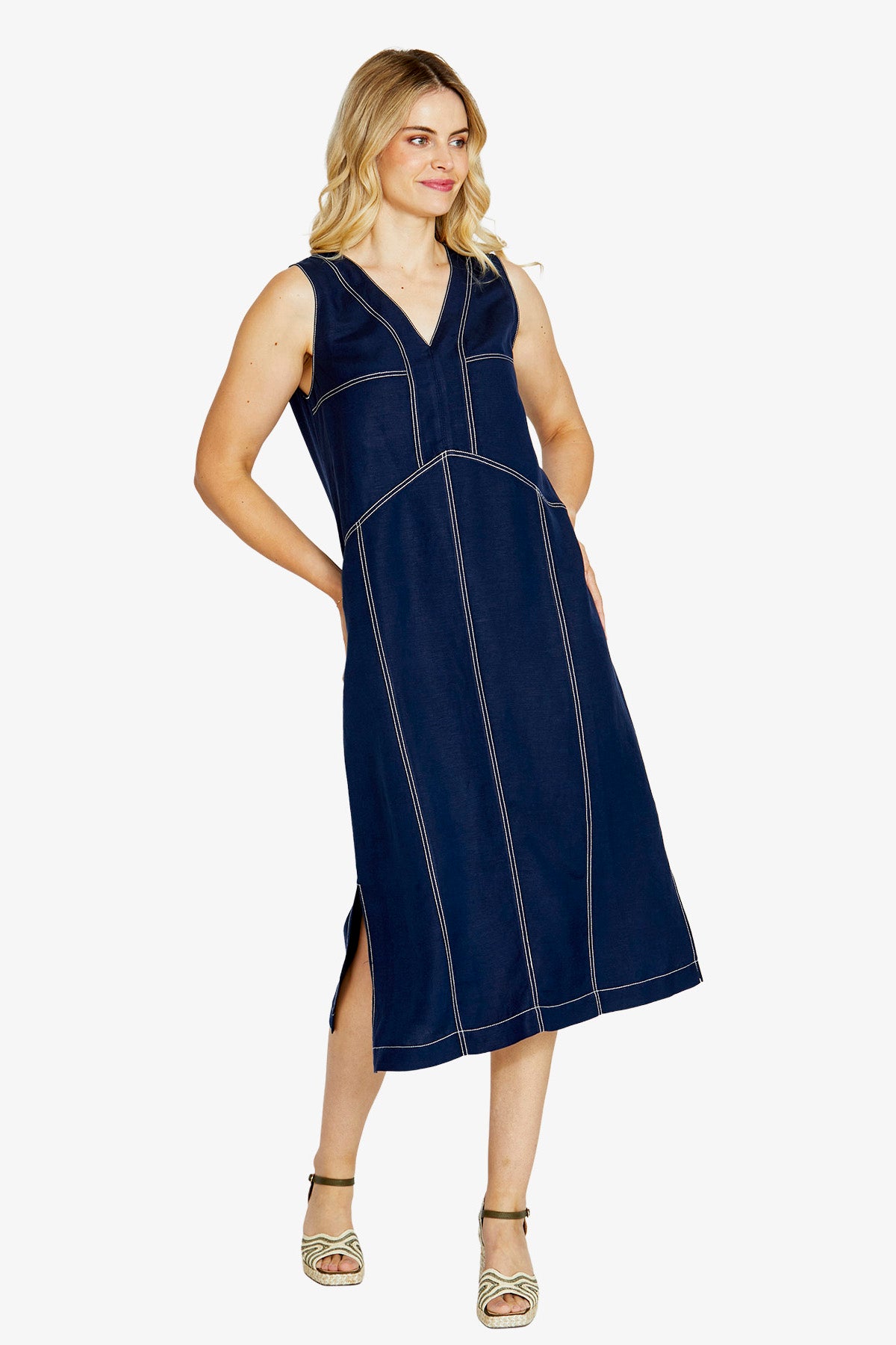 Luca V-Neck Maxi Dress