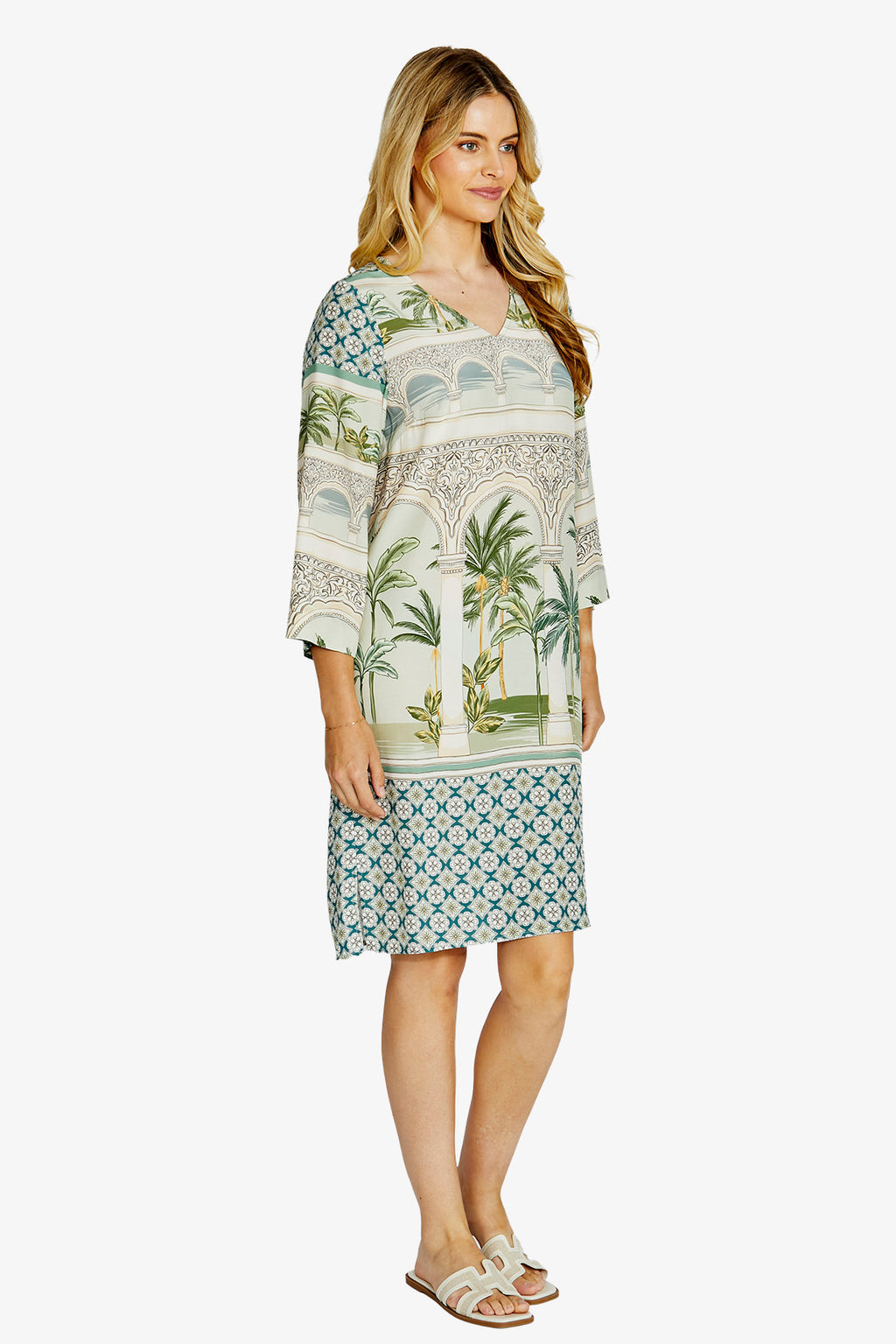 Lani V/Nk Shift Dress