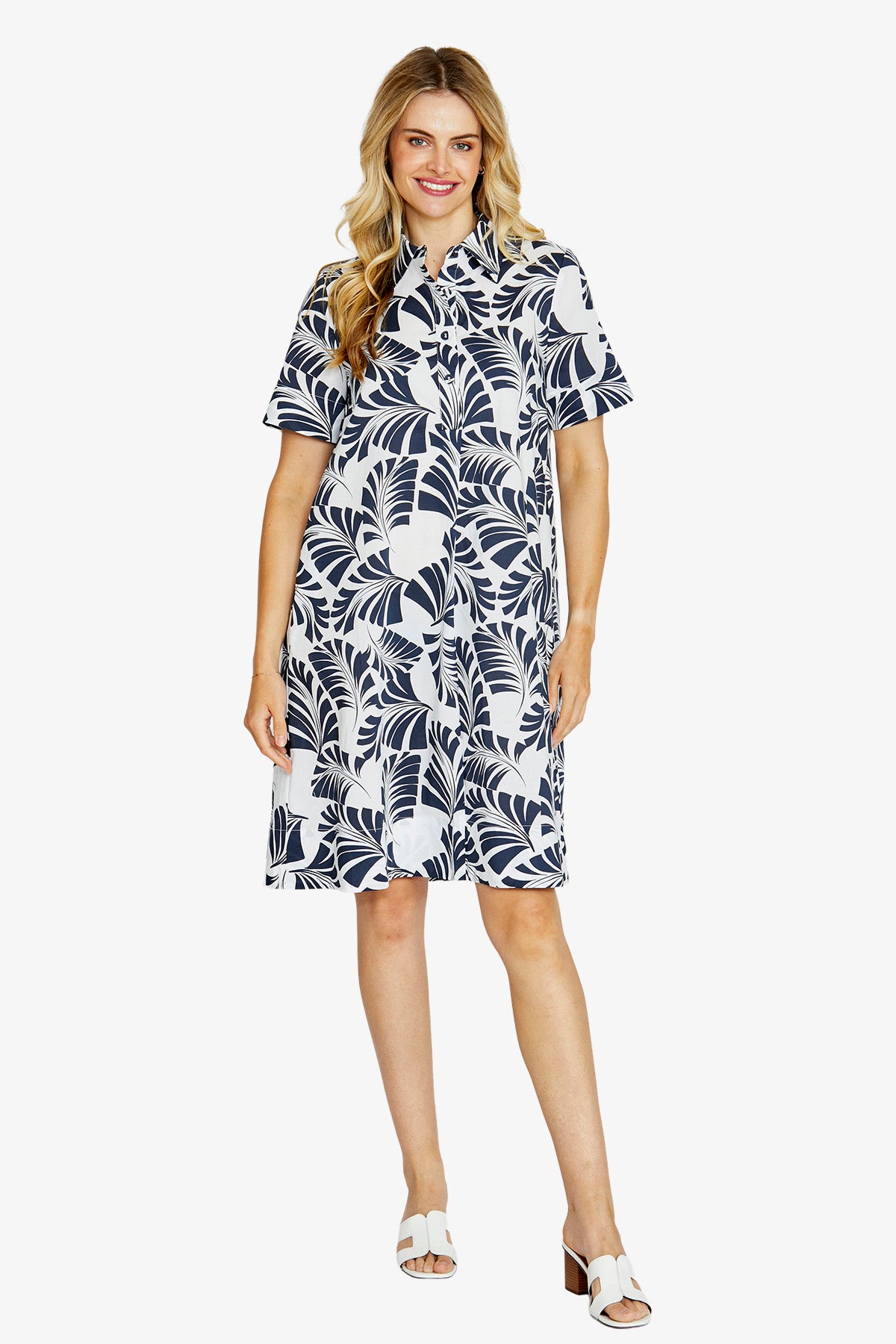 Flynn Tab Front Swing Dress