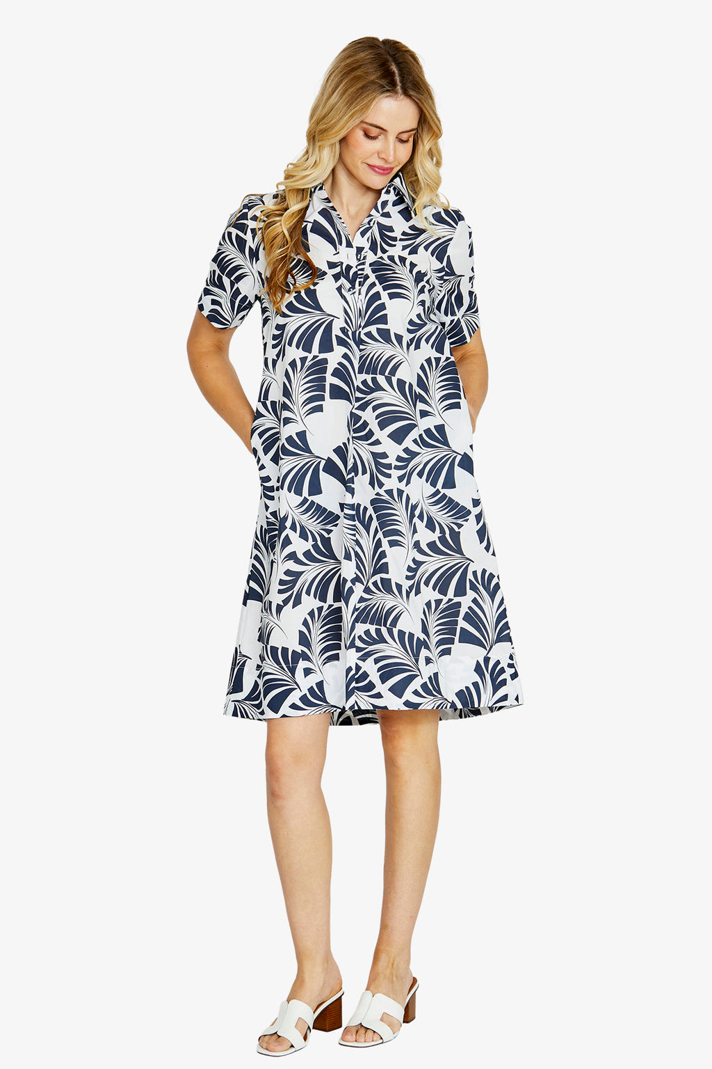 Flynn Tab Front Swing Dress