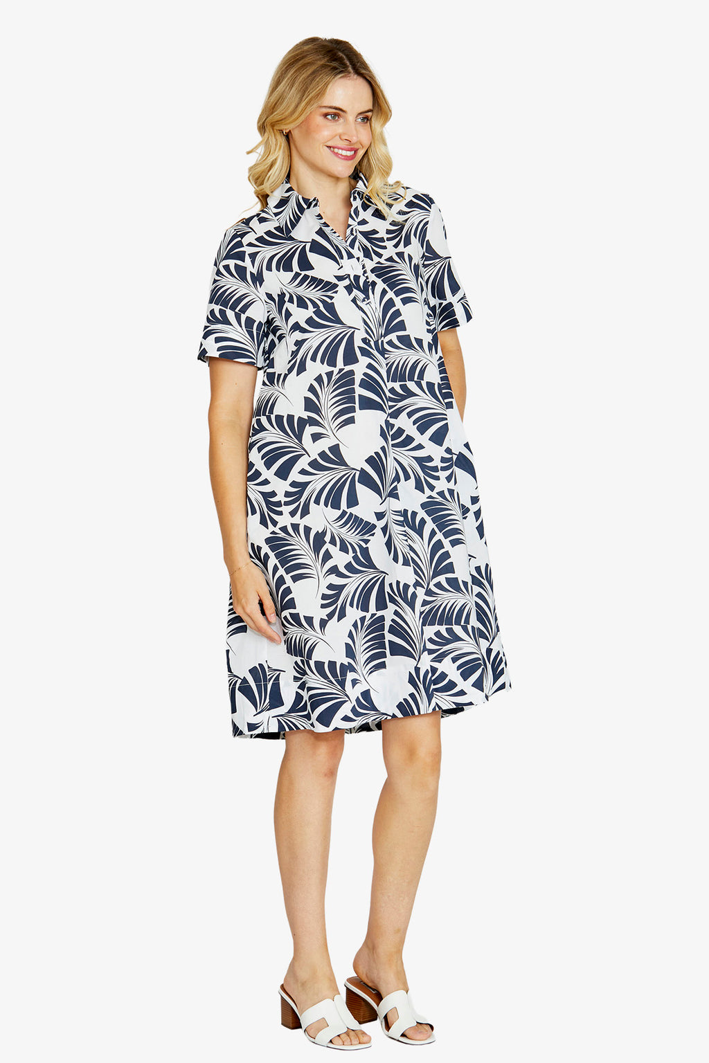 Flynn Tab Front Swing Dress