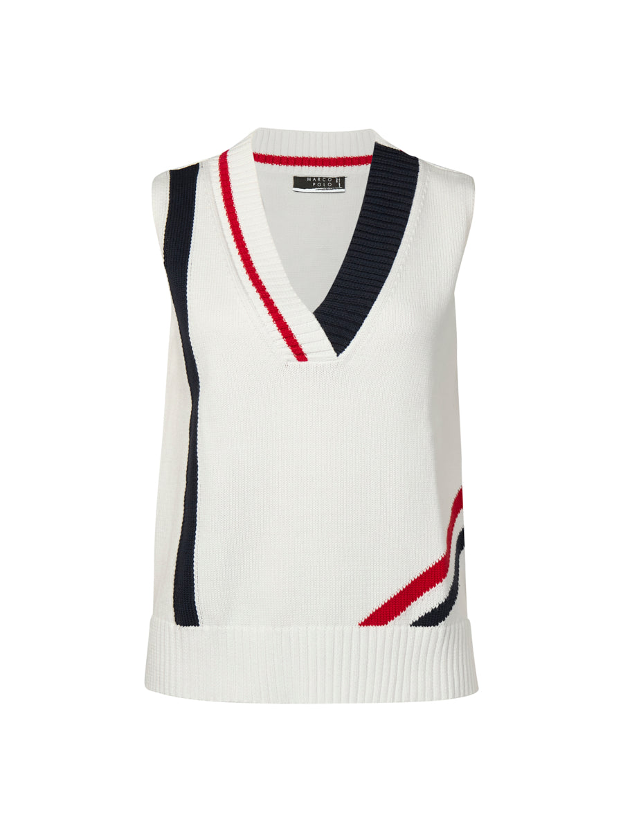 Trackside Knit Vest