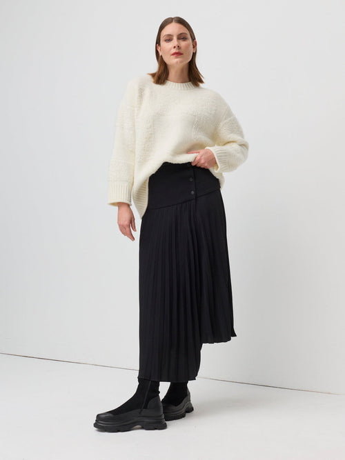 Boucle Patchwork Sweater