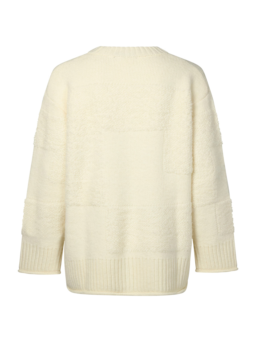Boucle Patchwork Sweater