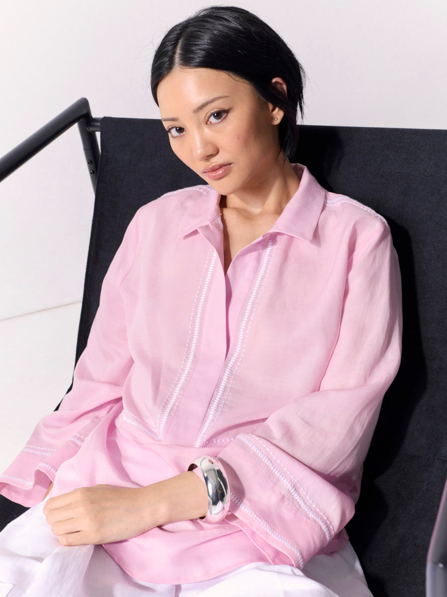 Embroidered Overshirt