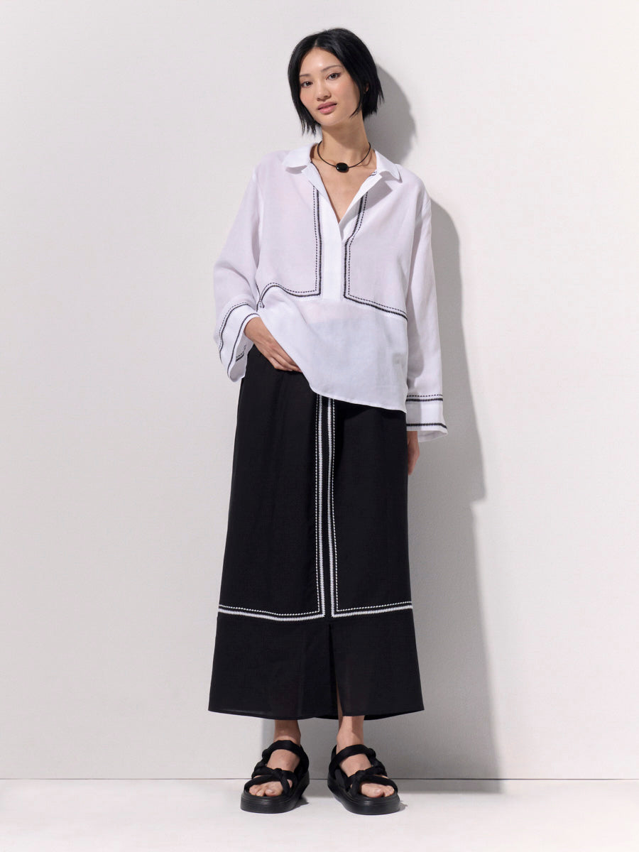 Embroidered Overshirt