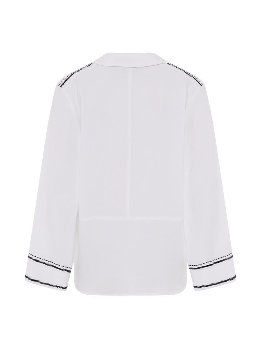 Embroidered Overshirt