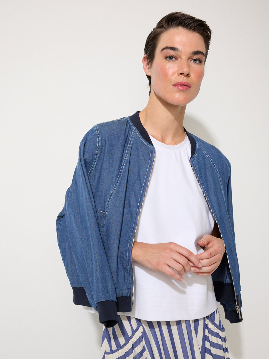 Denim Bomber