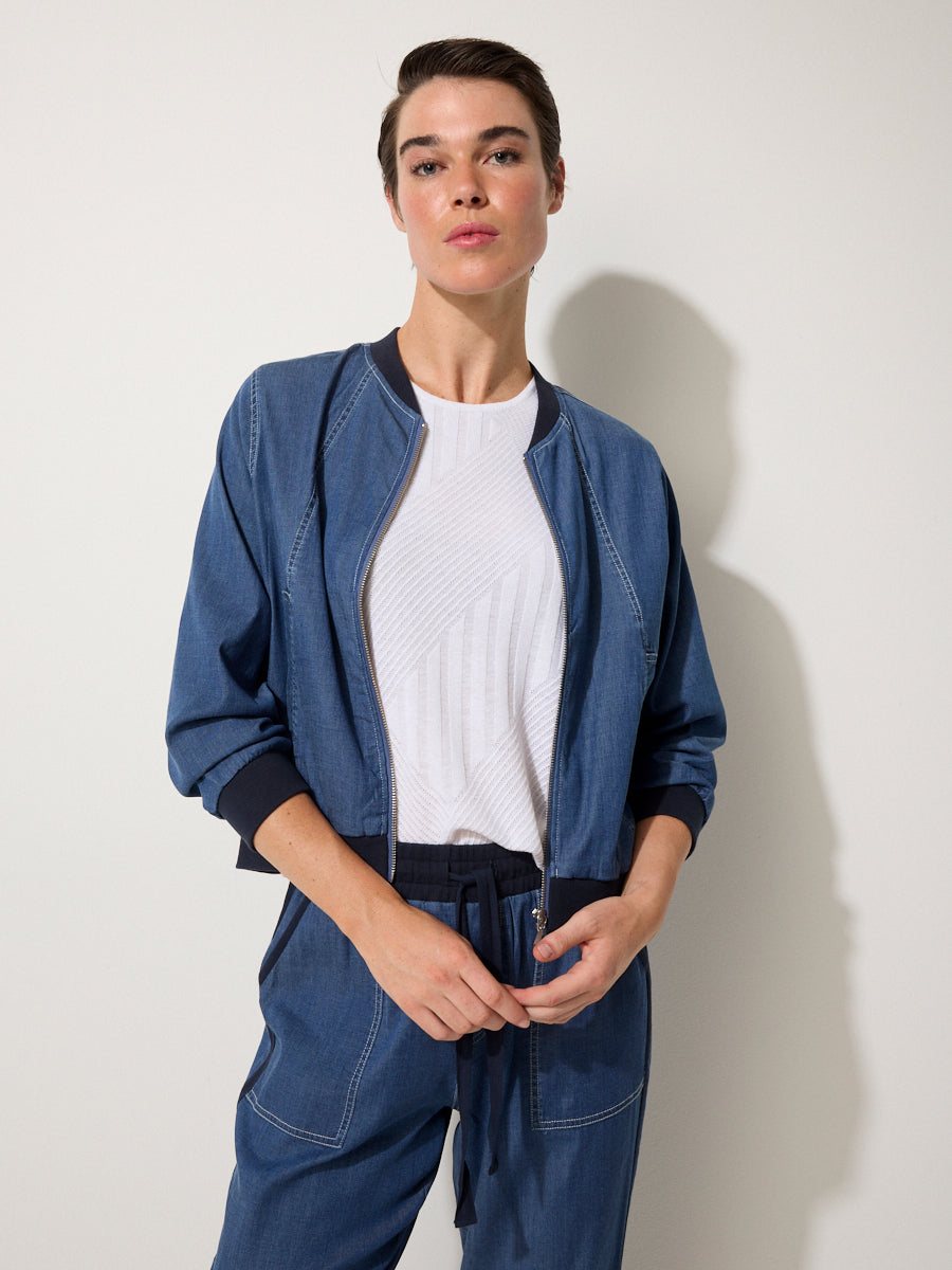 Denim Bomber