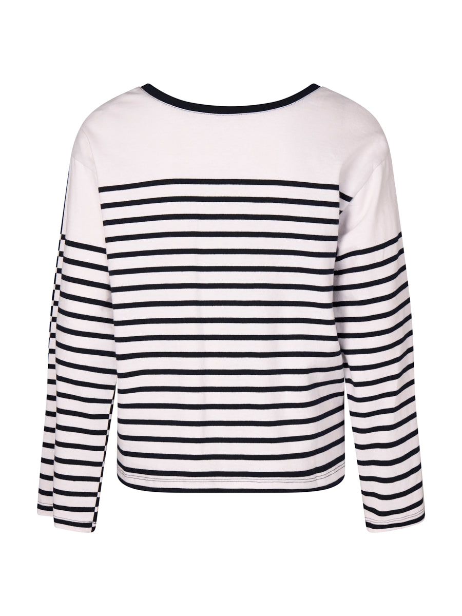 Two Way Stripe Sweat