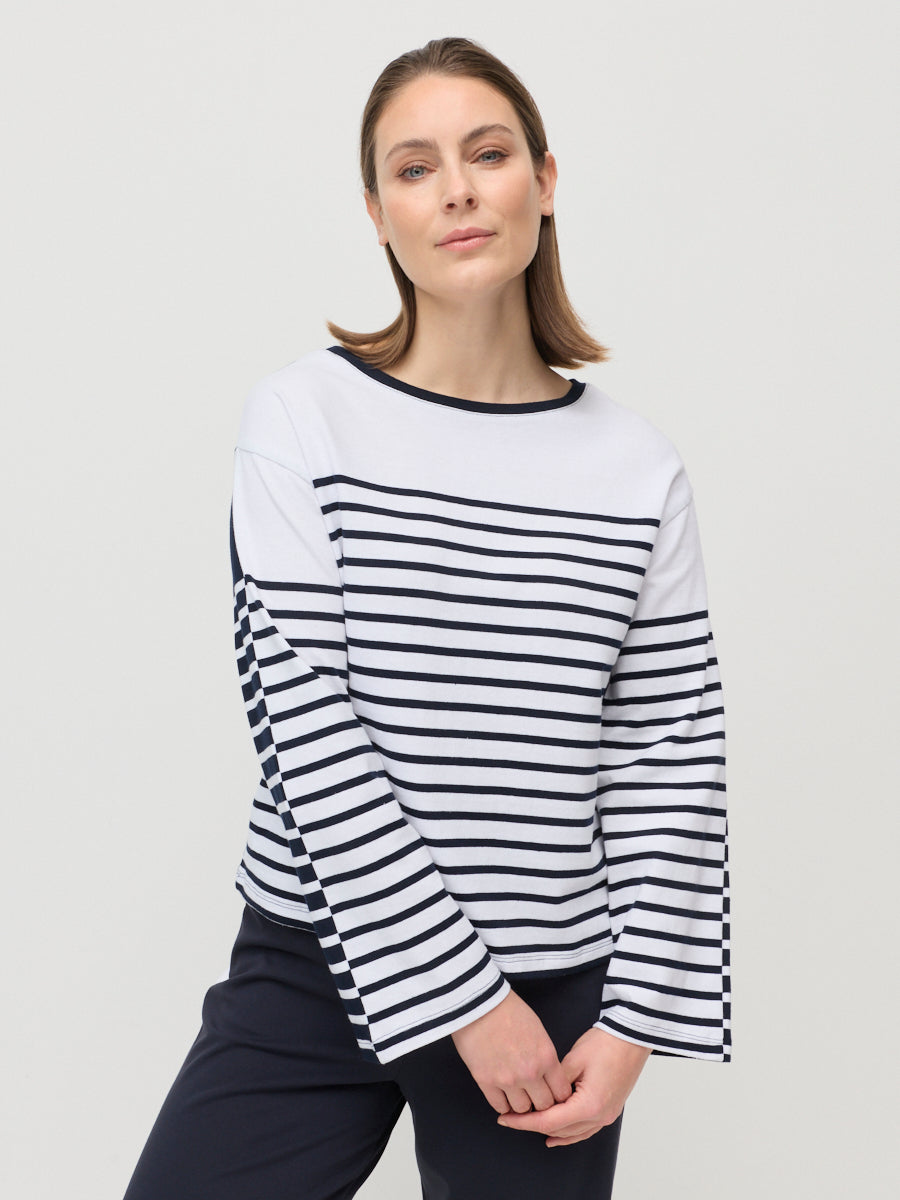 Two Way Stripe Sweat