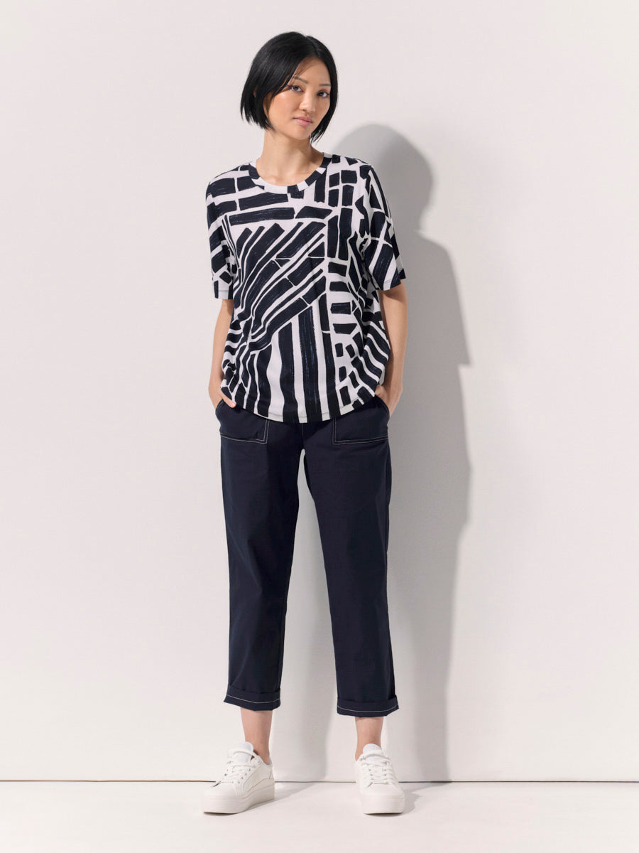 Mixed Medley Striped Tee