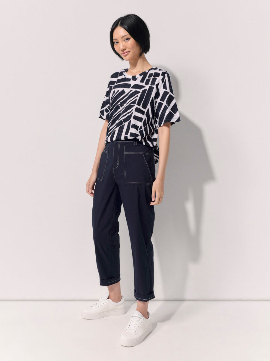 Mixed Medley Striped Tee