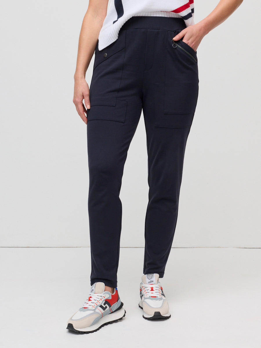 Panelled Pocket Ponte Jogger