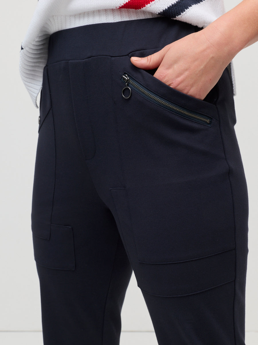 Panelled Pocket Ponte Jogger