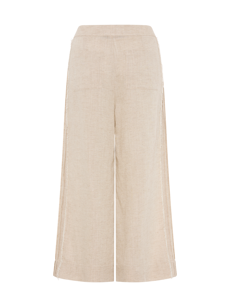 Raw Textured Pintuck Pant