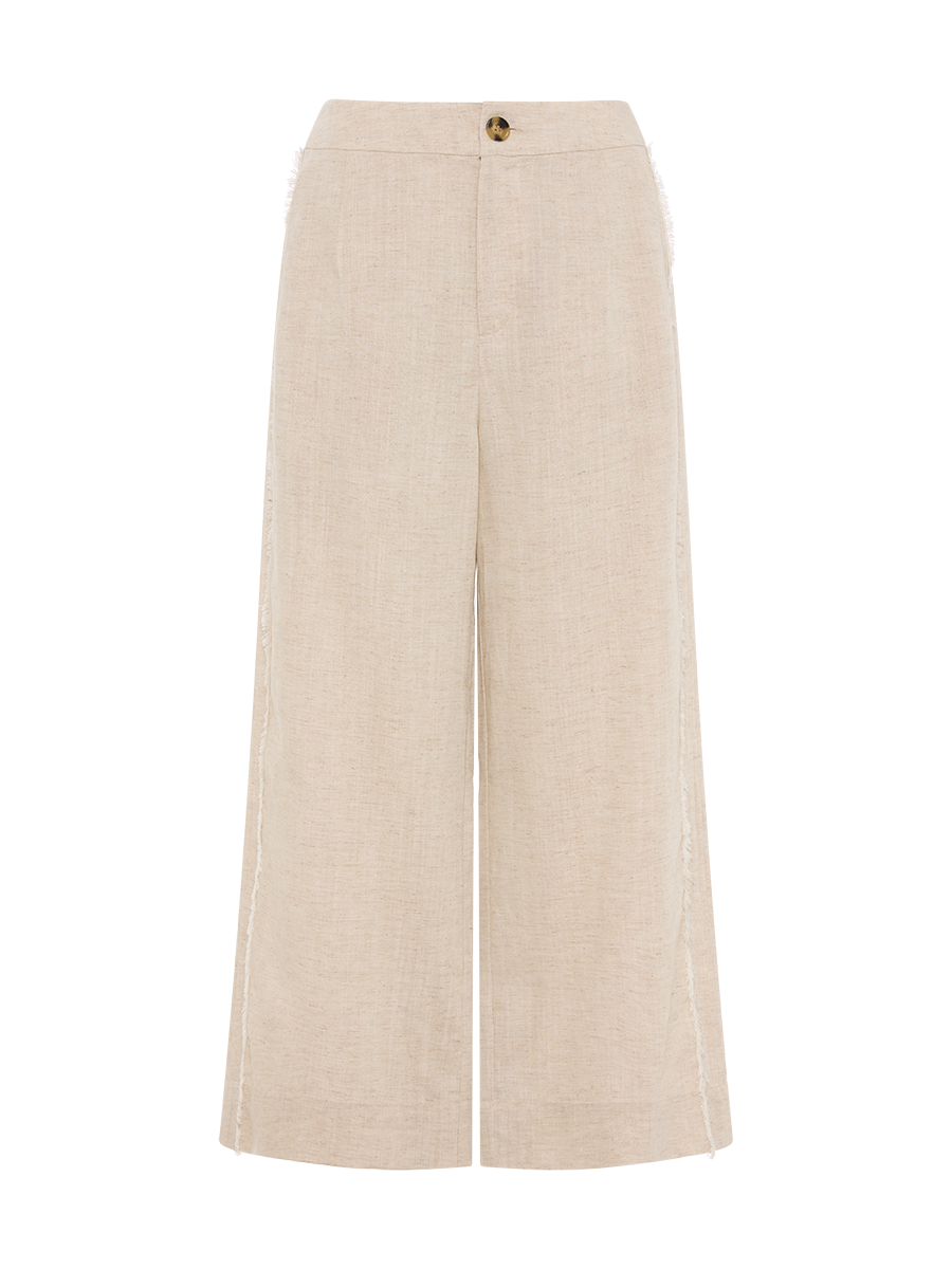 Raw Textured Pintuck Pant