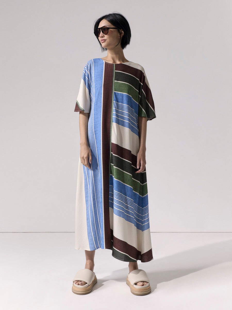 Seascape Stripe Dress