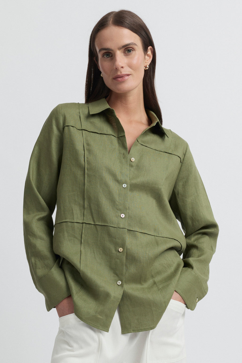 Tirari Pintuck Shirt
