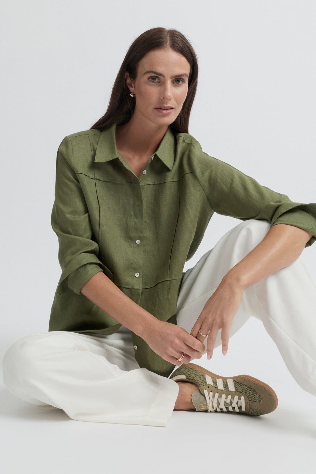 Tirari Pintuck Shirt
