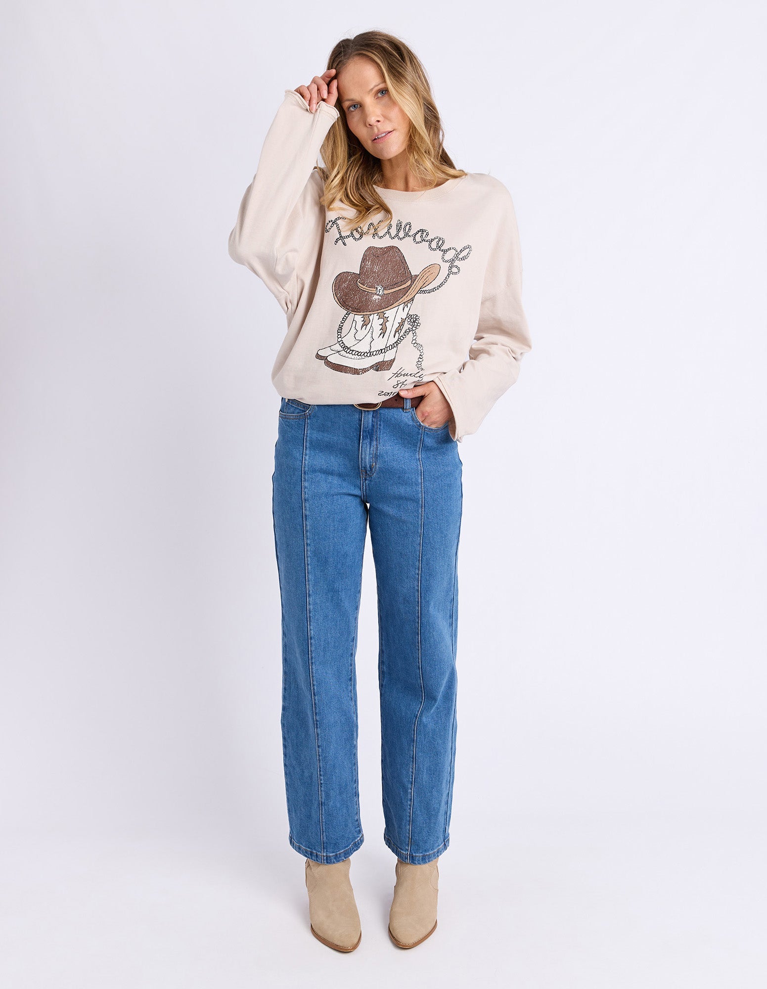 Bandit Boots LS Tee