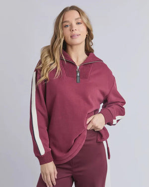 Knit Collar Crew