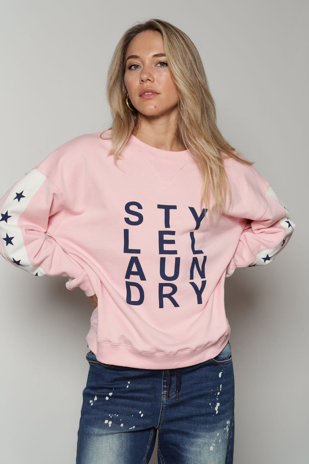 Stars and Logo Sweat