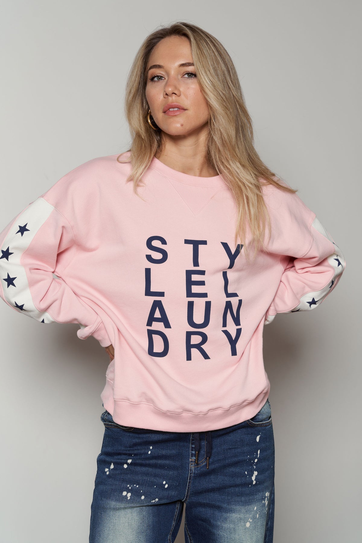 Stars and Logo Sweat