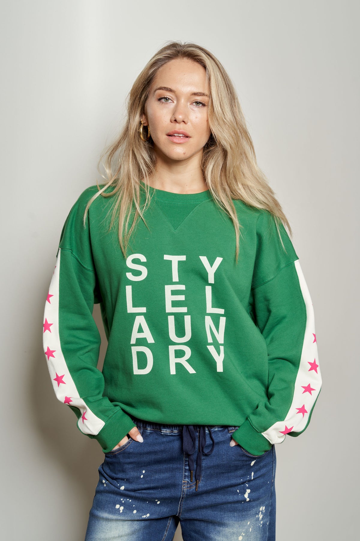 Stars and Logo Sweat